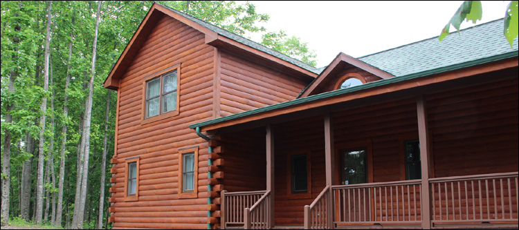 Log Home Staining in Mamers,  North Carolina